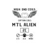 MTL Alien 0.6ohm Handcrafted By Captain Coils a