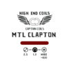 MTL Clapton 1.2ohm Handcrafted By Captain Coils a