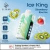 Elf bar ice king 30k strawberry kiwi ice